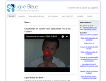 Tablet Screenshot of ligne-bleue.com